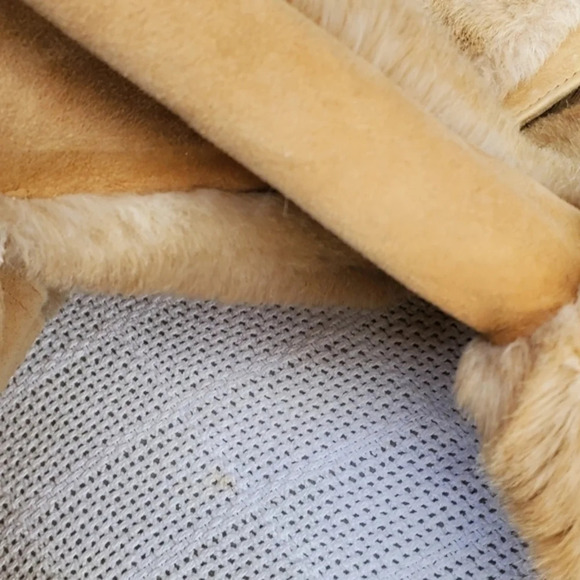 Lilli Ann London Leathers Faux Fur‎ Vintage Trench Coat S - Picture 12 of 16